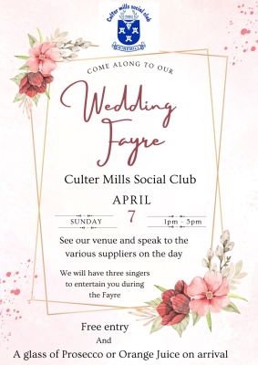 Upcoming Wedding Fayre!